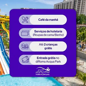 5* Hotel Diroma Thermas Direto Com O Grupo Diroma Com Acesso Ao Acqua Park E Cafe Da Manha